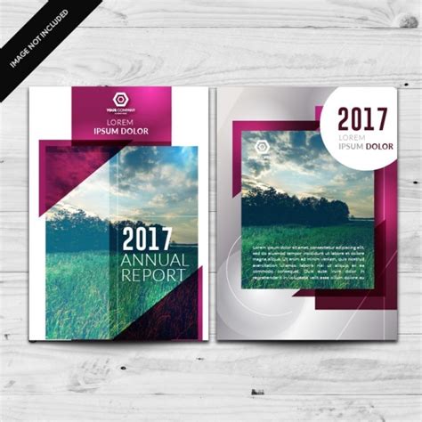 Gekleurde brochure template | Gratis Vector