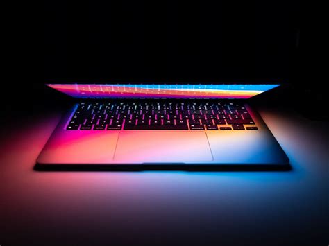 Download wallpaper 1400x1050 laptop, backlight, colorful, dark standard ...