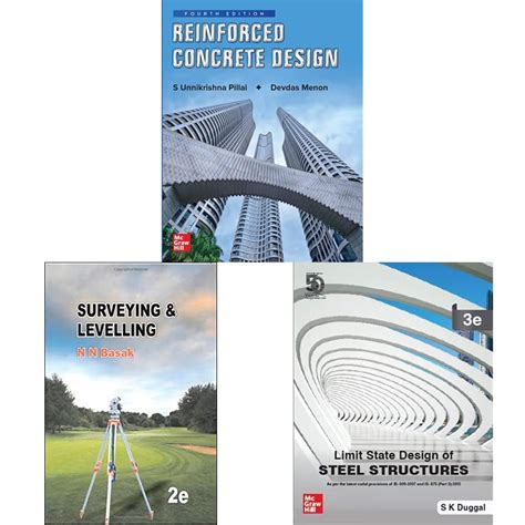 Reinforced Concrete Design | 4th Edition & Surveying and Levelling ...