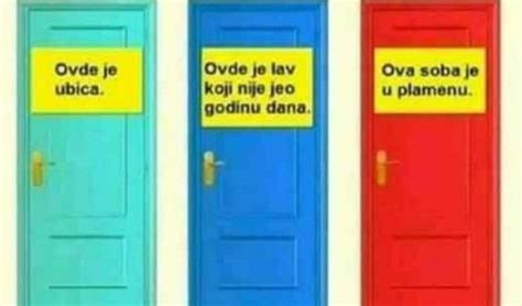 ČINI SE DA NEMA IZLAZA, ali IMA! Koja vrata biste IZABRALI da spasite ...