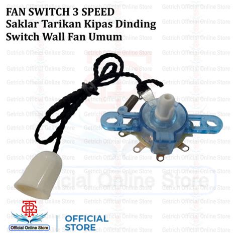Jual Switch Saklar Tarikan Dinamo Kipas Angin Wall Fan Dinding Gantung ...