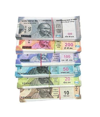 Buy Indian Currency Notes Themed Wall Art Print, Collection of Multi ...