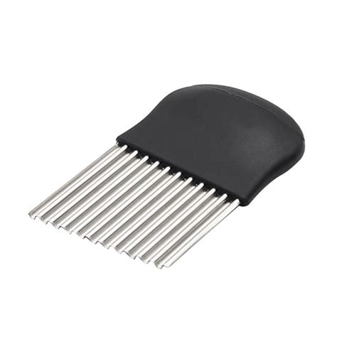 ACRA Stainless Steel Potato Chip Vegetable Crinkle Wavy Cutter Slicer ...