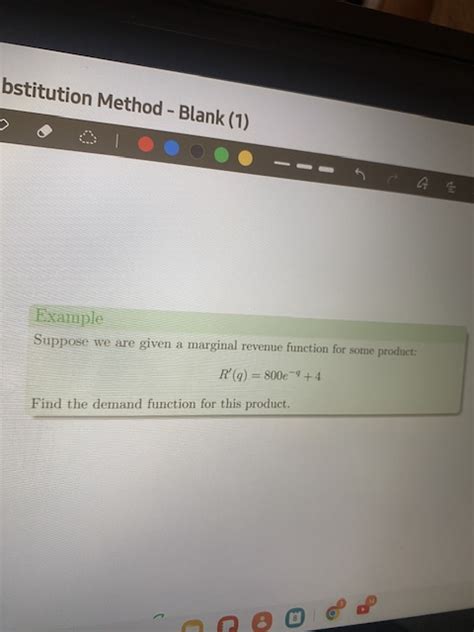 Image result for Marginal Revenue Function Desmos Example
