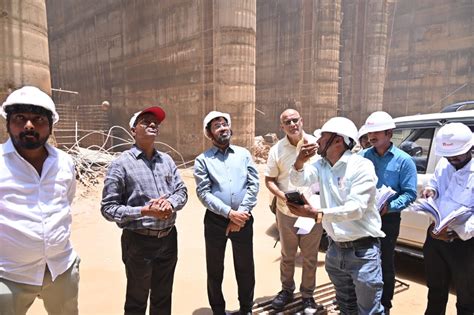 Sunkishala project: HMWSSB MD Ashok Reddy visits construction site ...