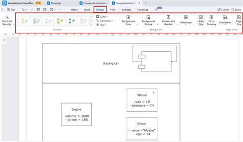 Create a Composite Structure Diagram in MS Visio