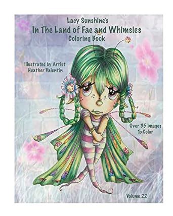 Buy Lacy Sunshine's in the Land of Fae and Whimsies Coloring Book: Big ...