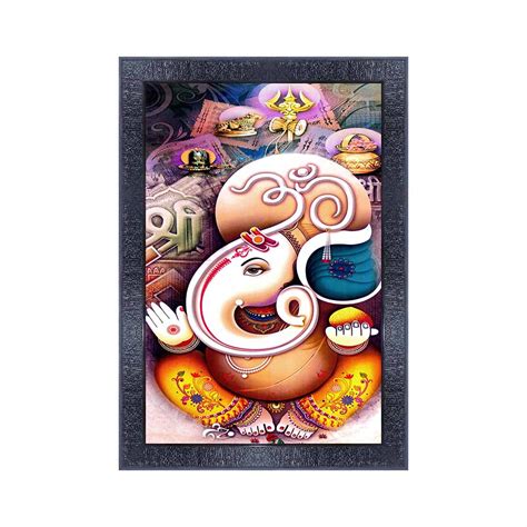 pnf Poster And Frames Ganesh Ji Wall Painting With Acrylic Sheet | For ...