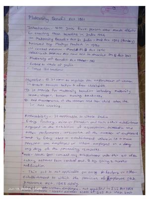 Labour law I Notes - Labour Laws ? Law College Notes & Stuffs Exclusive ...