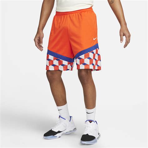 Nike Men's Dri-fit Icon 8" Basketball Shorts In Orange | ModeSens