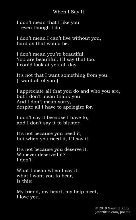 I Cant Live Without You Poems