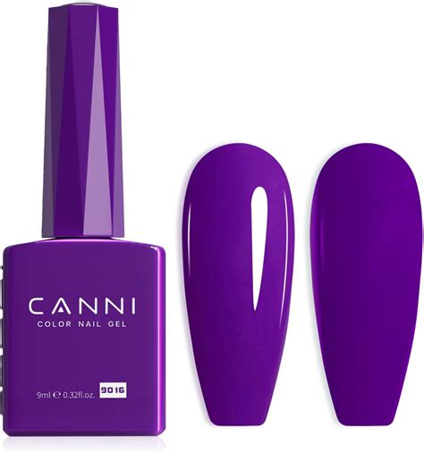 Amazon.com: LanFo Purple Glitter Gel Nail Polish Set, 6 Colors Gel ...