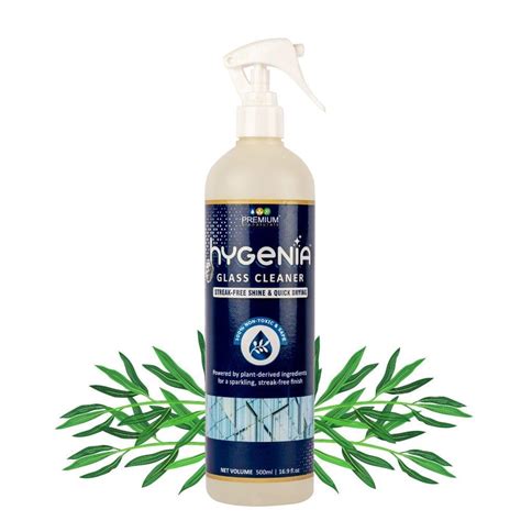 Tea Tree Oil Infused 100% Organic and Plant Based Glass Cleaner ...