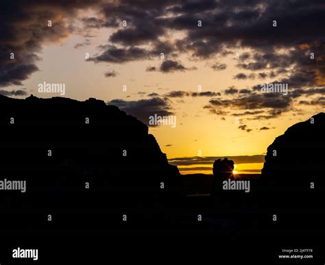 Pillars of Rome sunrise and warm colored clouds Stock Photo - Alamy