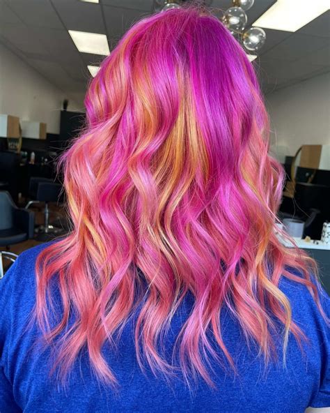 33+ Eye-Catching Pink And Orange Hair Ideas