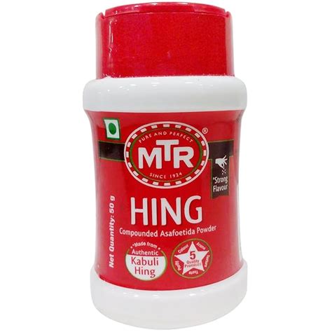 MTR Spice Powder - Compounded Asafoetida (Hing), 50g Jar : Amazon.in ...