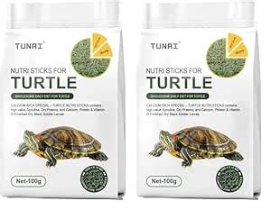 Buy TUNAI 3In1 Adult Turtle Food & Tortoise Food Spirulina Added for ...