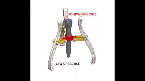 Image result for CSWA SolidWorks Practice Problem 7 3