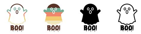 Premium Vector | Different types of Boo characters