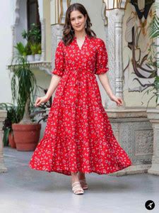 Red Dresses For Women - Buy Red Dresses For Women online at Best Prices ...