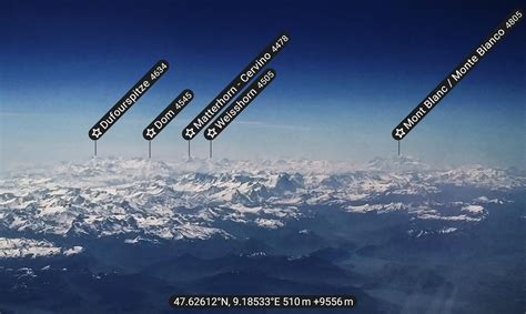 Tallest Mountains Alps