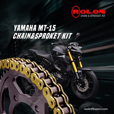Yamaha MT15 Rolon Brass chain & Sprocket Kit – LRL Motors