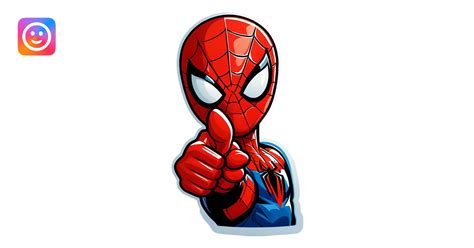 Spiderman thumb up emoji | AI Emoji Generator
