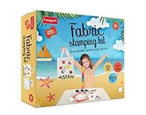 Buy Handycrafts Funskool - DIY Stamping Kit, Block Printing Kit, 5 ...