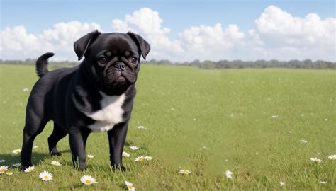 Black Pug Puppies Wallpaper