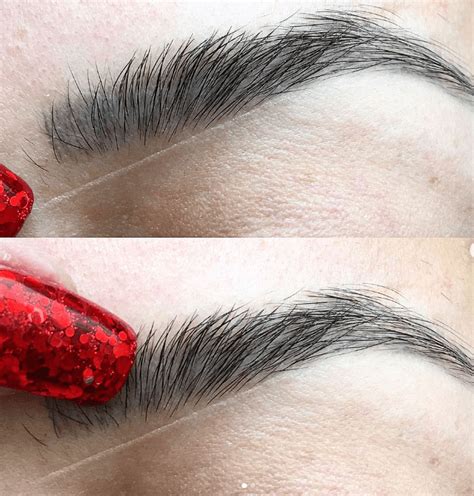 Image result for Bad Microblading Eyebrows