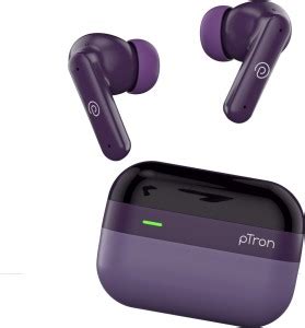 PTron BudSENS 1 ANC 28dB, 60Hrs Playback,Quad Mic ENC Calls Bluetooth ...