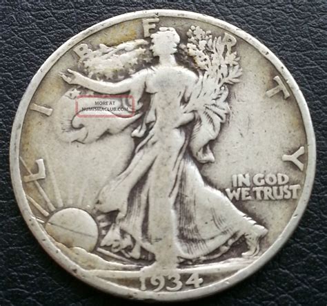 Very Good - 1934 Walking Liberty Half Dollar