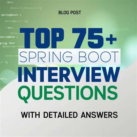 Spring Boot Interview Questions and Answers 的图像结果
