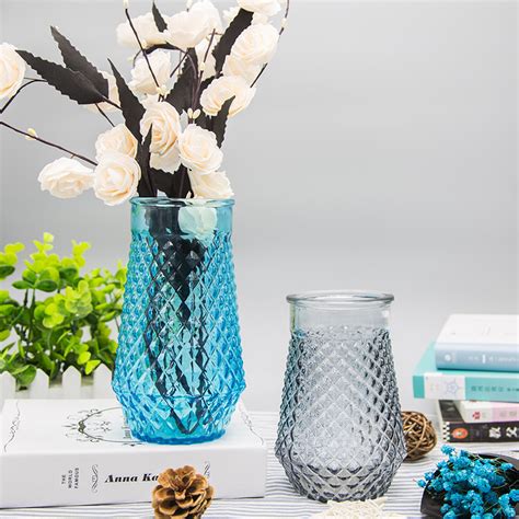 玻璃花瓶_透明玻璃花瓶 水培花瓶 装饰简约花瓶欧式干花 - 阿里巴巴