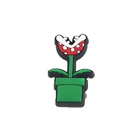 Super Mario Bros Pipe Trap Plant Shoe Charm for Crocs & Clogs | Gamer ...