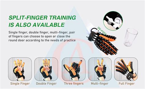 CA Robotic rehabilitation Glove Finger Training for Finger Paralysis ...