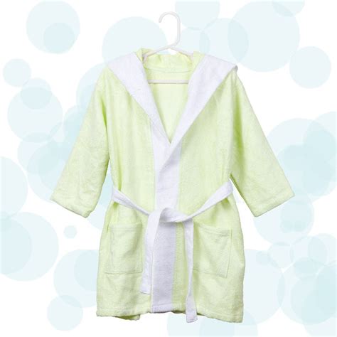 Fancy Fluff Bamboo Cotton Baby Bathrobe- Dino | The Mom Store