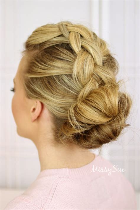 Image result for Dutch Braid Bun Tutorial