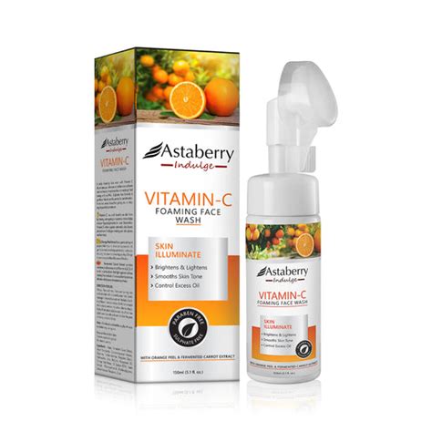 Buy Best Vitamin C Foaming Face Wash Online in India -Astaberry