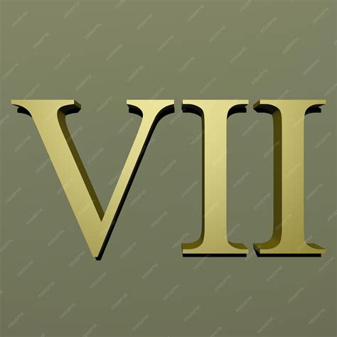 Roman Numeral 7 Meaning