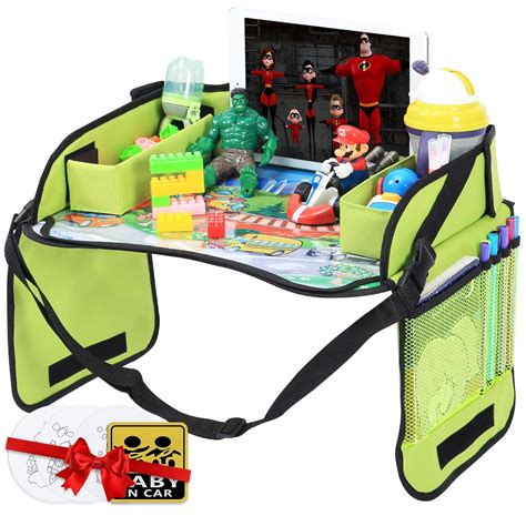 Innokids Kids Travel Lap Tray Children Car Seat Activity Snack and Play ...