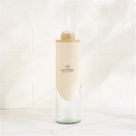 Buy Chefs Pride Kiyun Set of 2 Glass Oil Bottles with Stand - 550ml ...