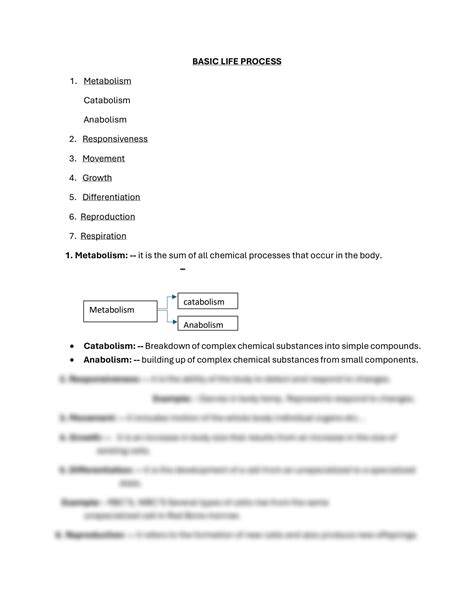 Image result for Basic Life Process