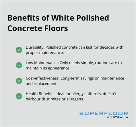 Elegance of White Polished Concrete Floors - Superfloor
