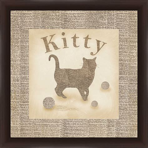 PTM Images 6-5195A Kat Print Luxury Frame, 18X18-Inch, Espresso ...