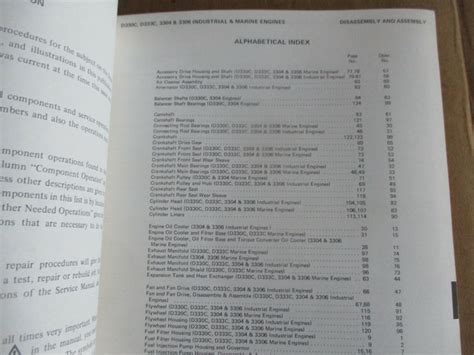 Caterpillar Industrial Marine Engine Service Manual | Ubuy India