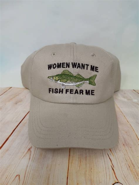 Women Want Me Fish Fear Me Hat - Etsy Canada