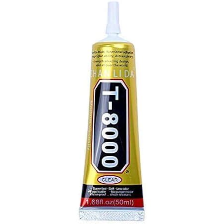 Ekon Pack of 1 T7000 Multipurpose Black Adhesive Waterproof Washable ...