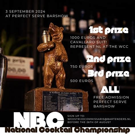Happening Stage: NBC National Cocktail Competition 2024!, Klönneplein 4 ...