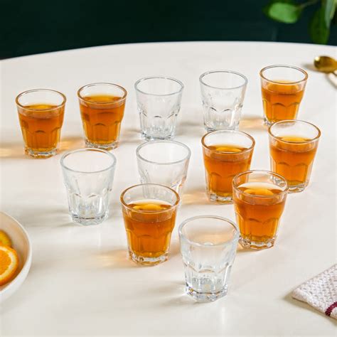 Party Shot Glass Set Of 12 50ml Online - Premium Shot Glass | Nestasia